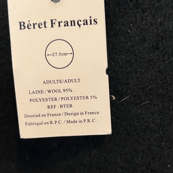 Paris wool beret new with tags - Picture 7 of 7